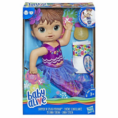 Baby Alive Shimmer N Splash Mermaid Brown Hair