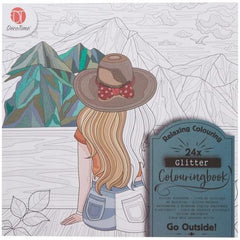 DecoTime 24 Page Glitter Colouring Book