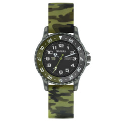 Tikkers Camo Silicone Time Teacher Strap Watch
