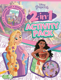 Disney Princess: 2-in-1 Activity Pack Book
