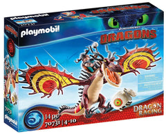 Playmobil Dragon Racing: Snotlout and Hookfang 70731