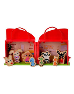 Bing Wooden Carry Along House with Characters