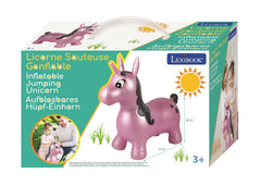 Inflatable Jumping Unicorn - Pink