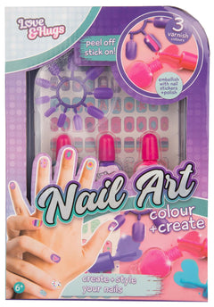Love and Hugs Nail Art