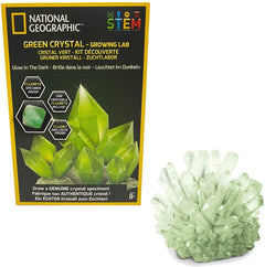 National Geographic Green Crystal Growing Kit