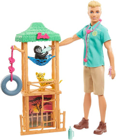 Barbie Ken Careers Wild Life Vet Playset