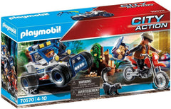 Playmobil City Action Police Off-Road Car with Jewel Thief 70570