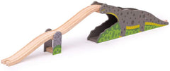 Bigjigs Wooden Bronto Riser Train Track