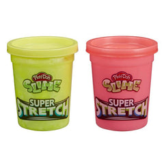 Play-Doh Slime Super Stretch Yellow and Pink 2 Pack