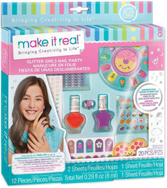 Make It Real Glitter Girls Nail Party Set