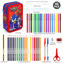 Sonic the Hedgehog Filled Pencil Case