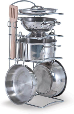 Melissa & Doug Pots and Pans Pretend Play Set