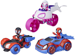 Marvel Spidey and His Amazing Friends Team Spidey Change 'N Go Riders Playset