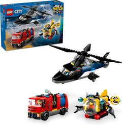 LEGO City Helicopter, Fire Engine & Submarine Remix 60462