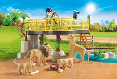 Playmobil Family Fun Outdoor Lion Enclosure 71192