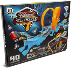 Double Track Racing Game 3in1 Race Track with 4 Cars